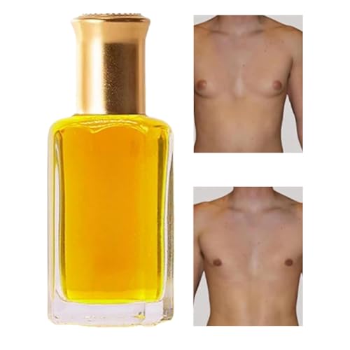 Aceite de ginecomastia – Multifuncional para apretar los senos O-Il | Fórmula reafirmante de pecho dirigida penetración profunda para una rápida absorción, 12 ml | Removedor natural de celulitis