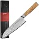 Damastmesser Klamer Santoku aus japanischem Stahl 18 cm
