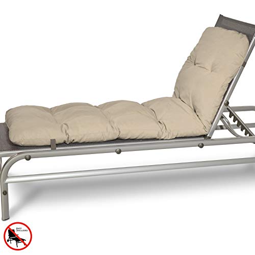 Coussin Bain de Soleil de Qualité Supérieure Matelas Transat 8cm - 6