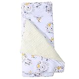 Colchoneta para Dormir para niños pequeños con Almohada y Manta, colchoneta térmica antipatadas con asa, Saco de Dormir Enrollable para niños de 49x20 para guardería y Preescolar..