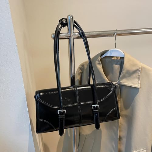 Women Shoulder Bag Retro Handbag Waterproof Leather Satchel Handbag with Top Handles Handbag Purse for Working Shopping Trave3