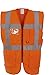 Produktbild Hi-Vis Sicherheitsweste - Farbe: Hi Vis Orange - Größe: M
