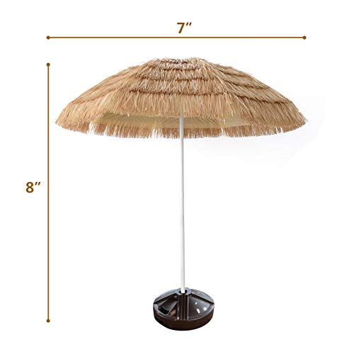Caymus 7ft Thatch Patio Tiki Umbrella Buy Online In Brunei At Desertcart