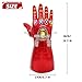 Bulex LED Light Up Infinity Gauntlet Iron Man Gloves with Removable Magnet Infinity Stones Batteries (Kids - with 6 detachable little gem)