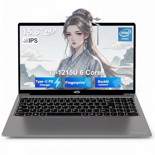NIMO Laptop 15.6" Intel Core i3-1215U 16GB RAM 256GB SSD miniatura 1