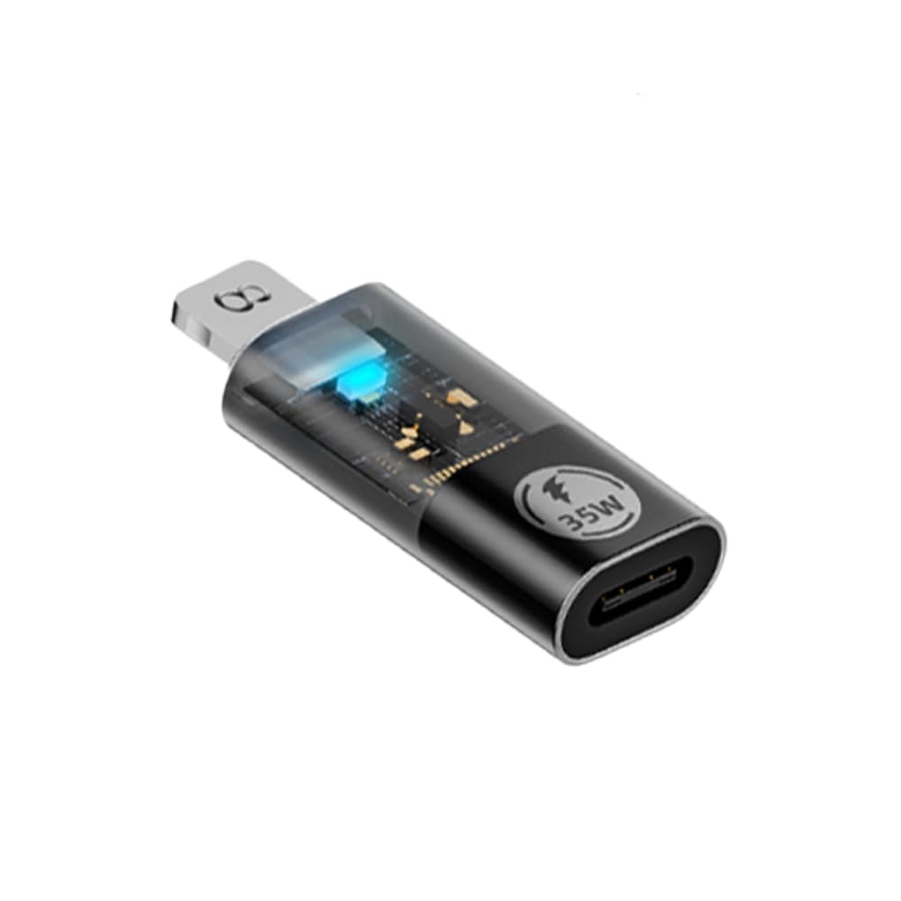LivX PD 35W Lightning to Type C Çevirici Dönüştürücü iPhone Yuva Çevirici Hızlı Şarj ve Veri Aktarımı OTGSL