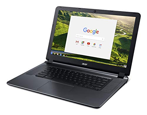 Acer CB3-532 15.6inch HD Chromebook with 3x Faster WiFi, Intel Dual-Core Celeron N3060 upto 2.48GHz, 2GB RAM, 16GB SSD,HDMI,USB 3.0, Webcam, 12-Hrs Battery, Chrome OS (Renewed)