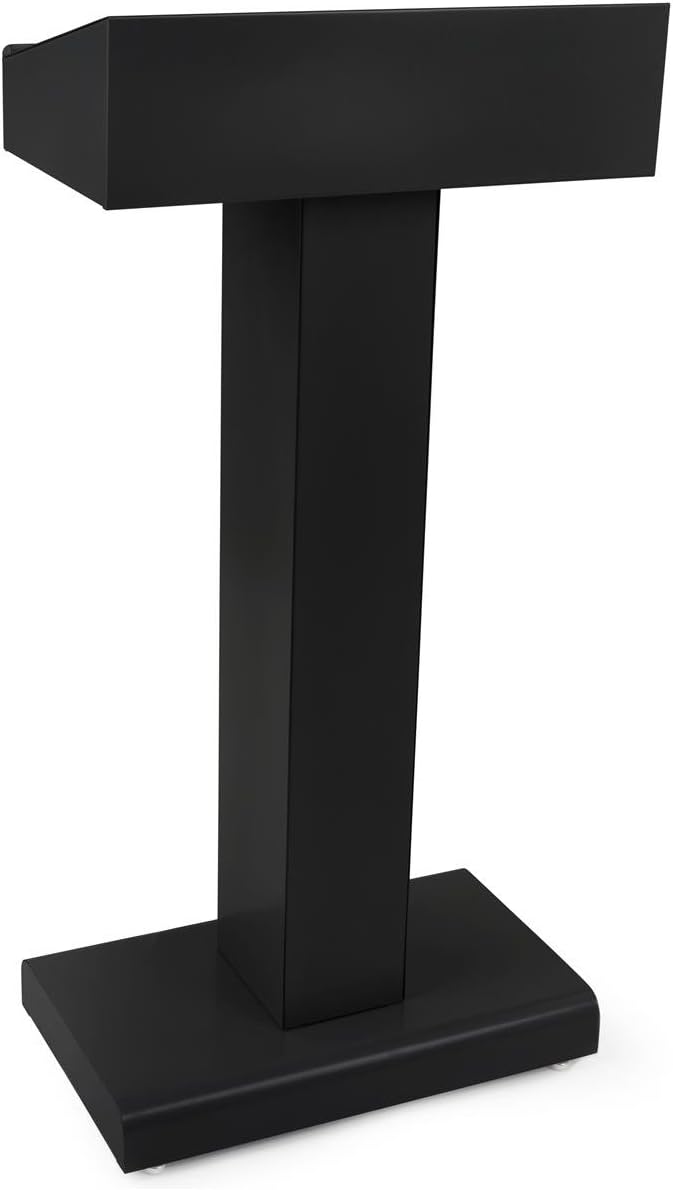 Titan Rectangular Podium – Portable Lectern with Storage Shelf