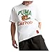 PUMA Mens Carrots X Graphic Crew Neck Short Sleeve Casual Tops Casual - White - Size L