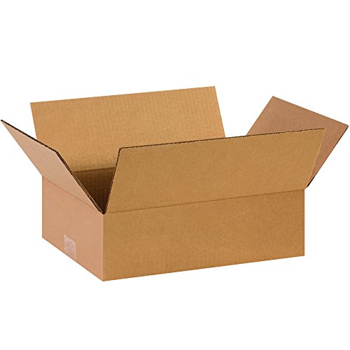 Image of TAPE LOGIC 13 x 9 x 4 Corrugated Cardboard Boxes, Flat 13 inchL x 9 inchW x 4 inchH, Pack of 25 | Shipping, Packaging, Moving, Storage Box for Home or Business, Strong Wholesale Bulk Boxes