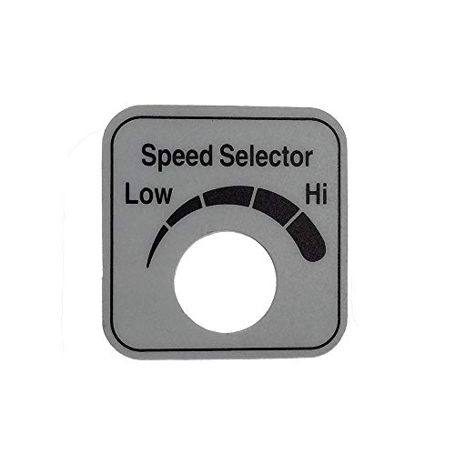 ALFA InternationalH-265 Speed Select Label for Hobart Slicers