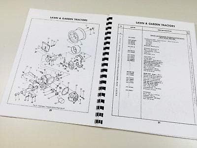Parts Manual for Ford 100 120 125 145 165 195 Lawn Garden Tractor Catalog