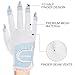 Wwhe0514rlq 1 Pair Women Golf Gloves Fingerless Breathable Golf Gloves Sunscreen Touch Screen Mittens Left and Right Hand Sports Gloves,White,S(Length18cm)