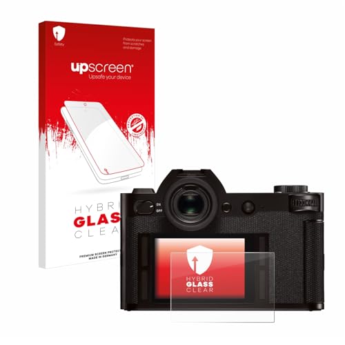 [9H Durezza] La pellicola di vetro Hybrid Glass è più flessibile del vetro temperato convenzionale e offre una protezione molto resistente - compatibile con Leica SL (Typ 601)