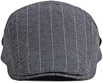 Qianuer Newsboy Hats Adjustable Ivy Flat Cap Gatsby Cabbie Driving Beret for Men Women