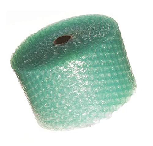 BubblefastBubblefast! 1 Roll of 62.5' x 12" Large (1/2") Green Bubble Cushioning Wrap made from Recycled Materials 62.5 sq ft total