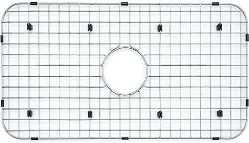 Kitchen Sink Protector - 27 1 4” x 14 1 4” Sink Size - Sink Protectors for Kitchen Sink with Center Drain - Stainless Steel Sink Grid - Protect Your Sink from Scratches