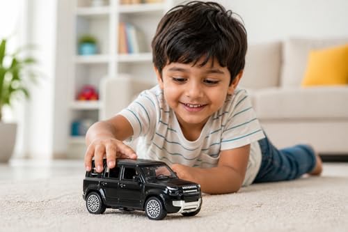 Image of Diecast Metal Car Toy for Kids 1:36 Scale Model | Pull Back Action with Light & Sound | Openable Doors | Alloy Model Car for Kids | Collectible Toy Car Gift for Boys & Adults