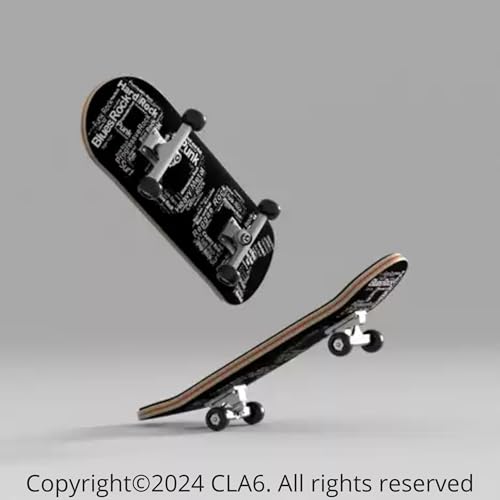 Image of CLA6 29mm Fingerboard | Bearing Wheels | 5 Ply Maple Deck | Foam Grip Tape | Complimentary Tool and eBook |