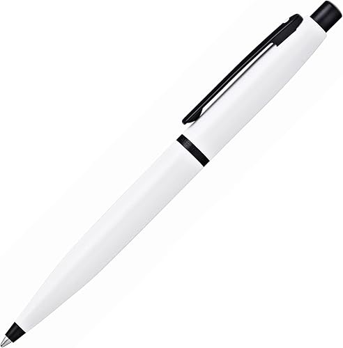 Miniatura 2 de Sheaffer VFM - Bolígrafo de laca blanca brillante con recubrimiento en polvo negro mate