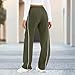 Womens Wide Leg Sweatpants Baggy Winter Fall High Elastic Waist Drawstring Athletic Pants Comfy Fashion Lounge Pant S-2XL Army Green