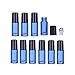 Produktbild Rann.Bao Ätherische Öle Roll-on Flasche Leer 5ml, 10 Stück Roll-on-Glasflaschen Farbverlauf Klein Parfüm Flaschen Leer für Aromatherapie-Gemische Massage Parfüm