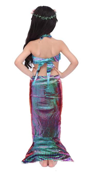 HIBA CREATIONS Baby Girl Swim Suit Bikini with Mermaid 2-3 Years Multicolour - Image 2 thumbnail