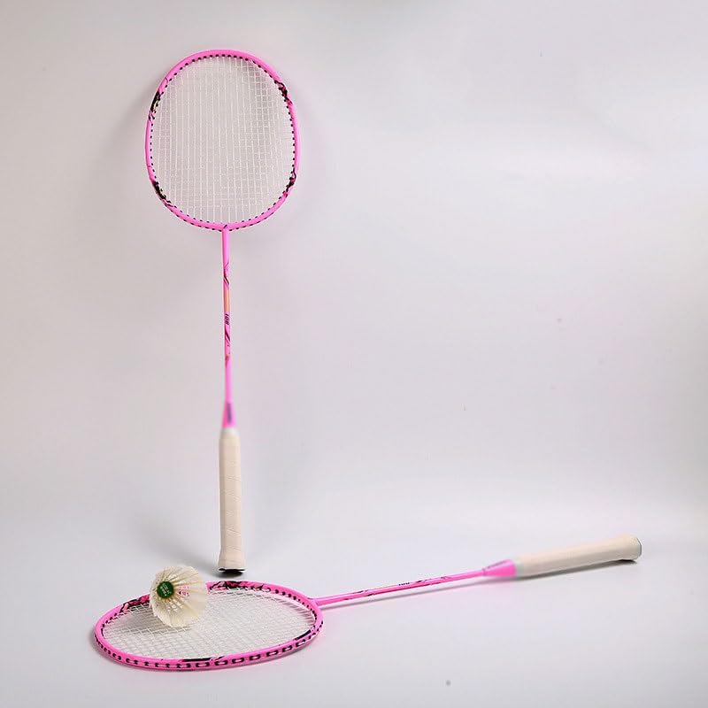Badminton Racket Set Shockproof Handle Basic Full Carbon Fiber Adult Training Badminton Racket