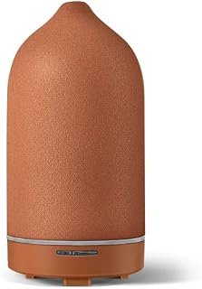 JESMAY Aroma Ceramic Diffuser 120ml Cool Mist Air Humidifier Waterless Auto Off Electric Diffuser Essential Oil Diffuser for Home Bedroom Office Gifts