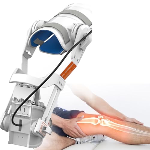 Emiplegia - Dispositivo di riabilitazione per esercizi post-operatori per articolazione del ginocchio e arti inferiori, dispositivo flessibile per esercizi con angolo regolabile da 10° a 140°
