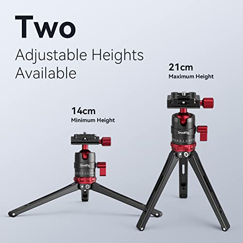 SmallRig Tripod for iPhone Desktop Mini Tripod - Aluminum