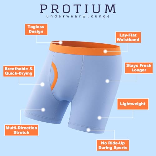 6 Pcs Boys Performance Boxer Briefs –Youth Mesh Breathable Athletic Underwear, Moisture-Wicking，No-Tag Comfort3