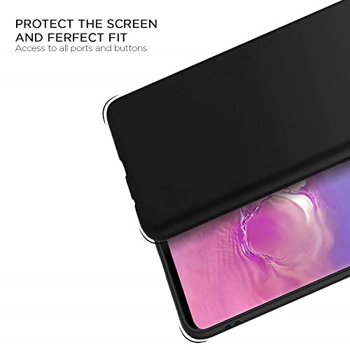 Image of Mobile Back Cover Case for Moto G6 Plus (Silicone Case|CameraProtection|Black SC1510)