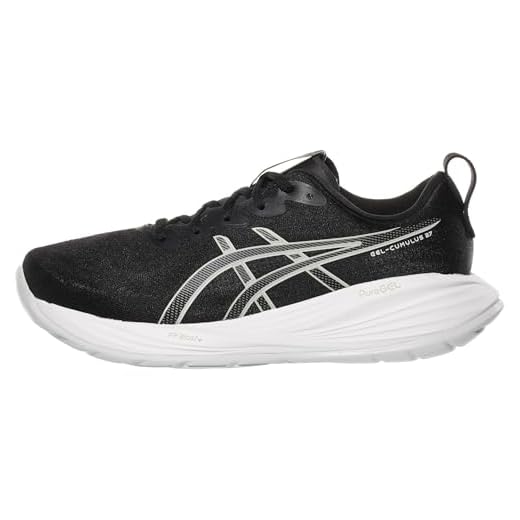 ASICS Men's Gel-Cumulus 27 Running Shoes, 11, Black/Concrete