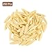 uxcell 250Pcs Plastic Pocket Hole Plugs, 9mm Slant Hole Caps for Pocket Hole Jig Wood Working Tool Accessories, Beige