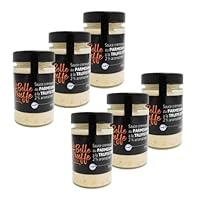 Liste des ingrédients : CREME 41% (CREME DE LAIT, stabilisant : carraghénanes), eau, PARMIGIANO REGGIANO 5%, amidon modifié, vin blanc (contient SULFITES), truffe d'été 2% (Tuber aestivum Vitt.), arôme, ail, sel, poivre noir, arômes naturels Liste de...