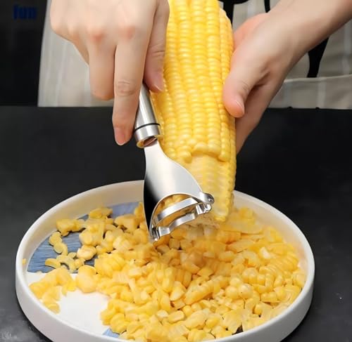 Descascador e Raspador Espiga de Milho Multifuncional em Aço Inox Premium Original