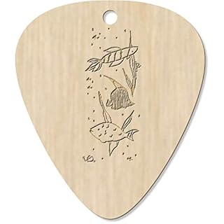 Azeeda 7 x ‘Natation Poisson’ médiator/pic de Guitare (GP00026991) - Les Beatles, Paul McCartney, John Lennon, RIngo Starr, George Harrison