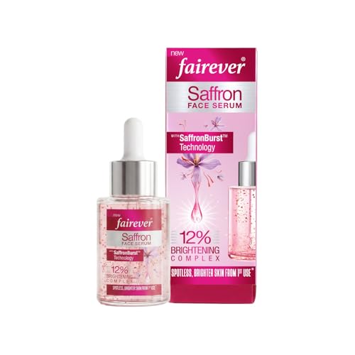 Image of Fairever Saffron Face Serum | 12% Brightening Complex | Niacinamide, Alpha Arbutin & SaffronBurst | Reduces Dark Spots & Pigmentation | For All Skin Types | 30ml