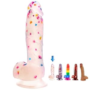 7.6 Inch Colorful Realistic Dildos, Human Safety Material,Medical...
