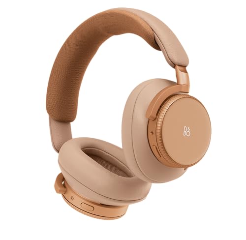 Image of Bang & Olufsen Beoplay H100 ANC Over-Ear Headphones - Sunset Apricot | Premium Wireless, Active Noise Cancelling, Protective Carrying Case
