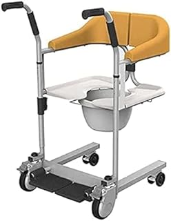 Silla multifuncional de transferencia de pacientes para ancianos y discapacitados, silla de baño con soporte de cuerpo completo para una movilidad segura y cómoda