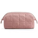 BAGSMART 化粧ポーチ 収納ポーチ 化粧品収納メイクポーチ メイクポーチ 多機能 化粧ブラシ収納袋 ウォッシュバッグ 旅行用品収納バッグ 大容量 旅行 出張 ブラック