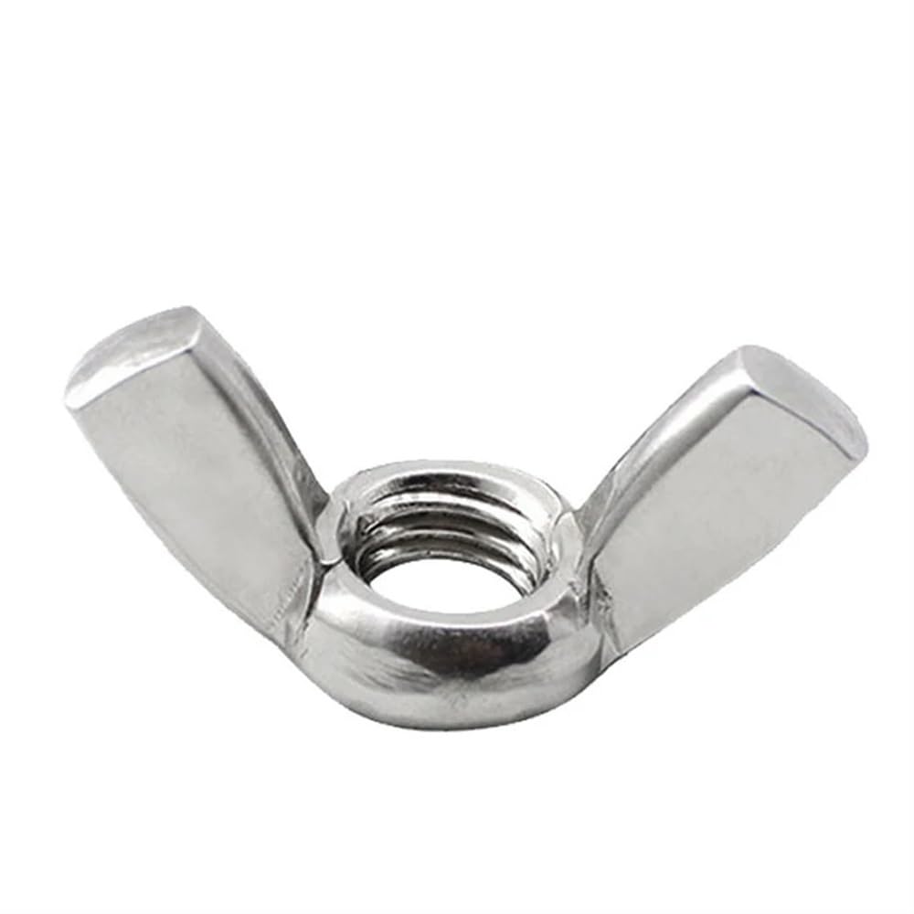 Noci ad Alette, 10 pz/Dadi Ad Alette M3 M4 M5 M6 M8 M10 M12 Dadi Ad Alette in Acciaio Inox Stringere A Mano Dado(M8 x10pc)
