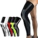 2Pcs Compression Long Leg Sleeves Knee Brace for Running Football Basketball, Calf Knee Pain Relief for Shin Splint Relief, Recovery, Running(Green,XL)