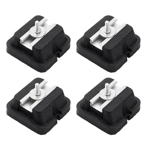 AC- Kondensator- Stützpolster- Anti- Vibrations- Montageblöcke, 4er- Pack robuste Gummifüße, geräuschreduzierende Grundstützen, langlebiges Bodenkissen | Mini- Split- Wärmepumpen- Außengerät- Installation für