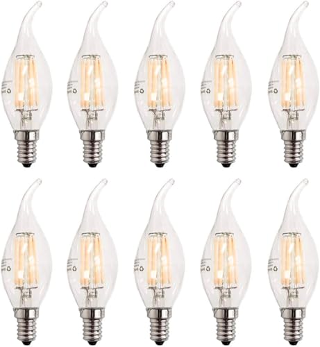 Ampoules Edison LED E14 C35 à filament pour lustre haut de gamme