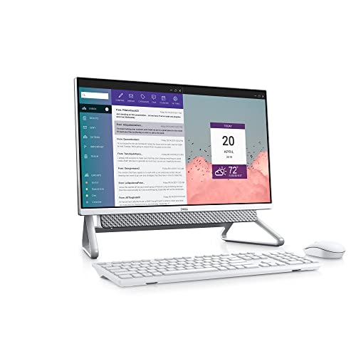 Dell Inspiron 5400 All-in-One-PC, 23,8 Zoll (60 cm) Full HD (Intel Core i3-1115G4, Intel Iris Xe Graphics, 8 GB RAM, 256 GB SSD, HD-Kamera, Windows 11 Home), Metall, Maus und Tastatur inklusive