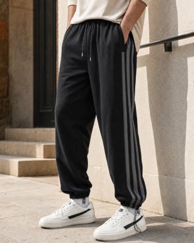 Image of NOBERO Men's Mid Rise Loose Sweatpants