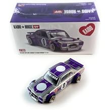 Kaido House Nissan Skyline 2000GT-R KPGC10, Diecast Model Car, 164 Scale, Silver
